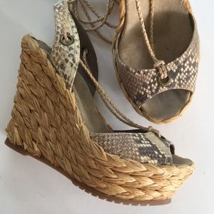 Jean-Michel Cazabat platform espadrilles size 8